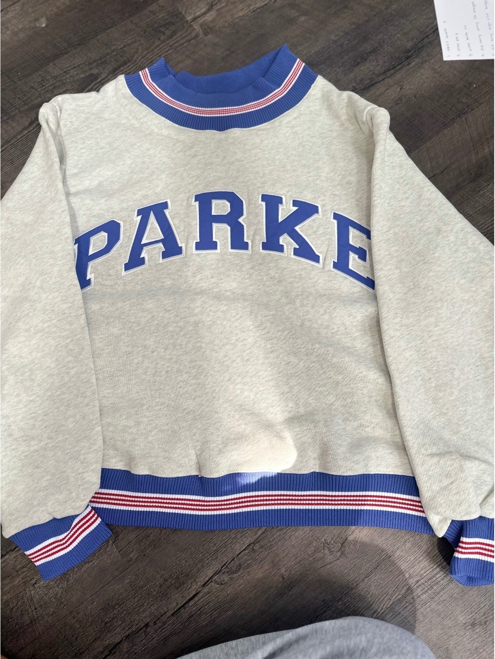 PARKE Coastal Boardwalk Varsity Mockneck | S/M | Sold Out 2026 Coastal Drop